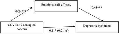 Adjustment to COVID-19 Lockdown Among Italian University Students: The Role of Concerns, Change in Peer and Family Relationships and in Learning Skills, Emotional, and Academic Self-Efficacy on Depressive Symptoms